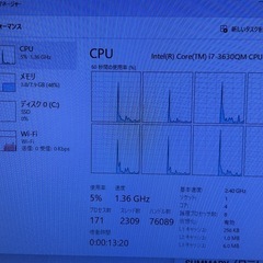 高速ディスプレイ一体型 高速PC Win11/Office/i7/8GB/SSD500GBの画像
