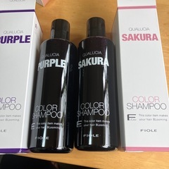 クオルシア　カラーシャンプー250ml　ムラサキ　新色サクラ2本セット の画像