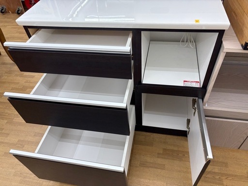【ドリーム川西店限定】☆ジモティー見たよ割引☆ニトリ キッチンボード  クリーニング済み 【2125560000035418】