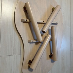 【折りたたみローテーブル】木製の画像