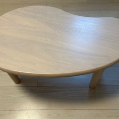 【折りたたみローテーブル】木製の画像