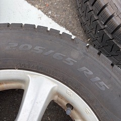 205/65 R15 スタッドレスタイヤ+ホイールせっとセット の画像