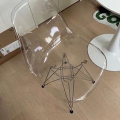 テーブルw60 椅子　座布団の画像