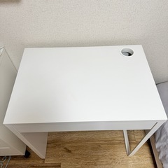 IKEA　デスク, ホワイト,の画像