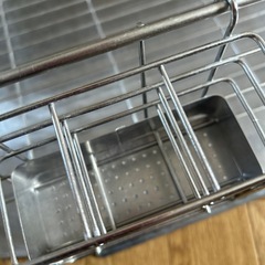 ステンレス水切りカゴの画像