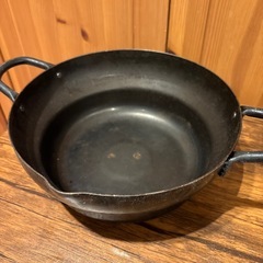 【お話し中】鉄 揚げ鍋の画像
