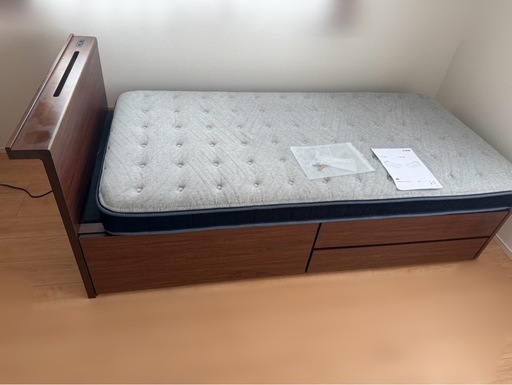 ニトリ シングルベッド マットレス
付き