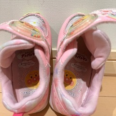 アンパンマン キャラクター入り キッズシューズ（ピンク） の画像