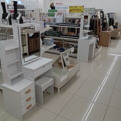 ★リユースのサカイ日立店★HJ8240  ドレッサー ホワイト H128.5×D33.5×W80 クリーニング済み の画像