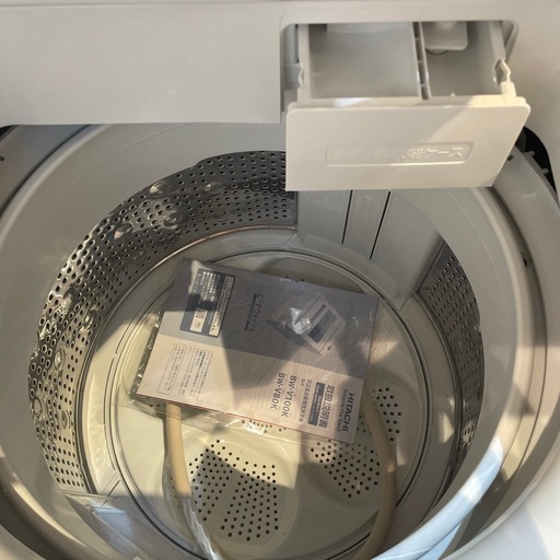 配送可【日立】8K洗濯機★2024年製　分解クリーニング済み/6ヶ月保証付き【管理番号1109】幅