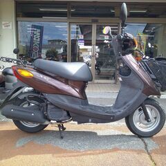 NO.5540　ＪＯＧ （ジョグ）ＳＡ３６Ｊ　水冷４サイクルエンジン　フューエルインジェクション車　前カゴ付き　ブラウンメタリック　☆彡の画像