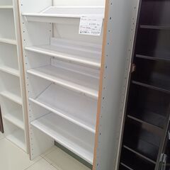 ★リユースのサカイ日立店★HJ8243  収納ラック ホワイト H160×D32×W80 クリーニング済み の画像