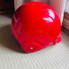 ヘルメット バイク 赤の画像