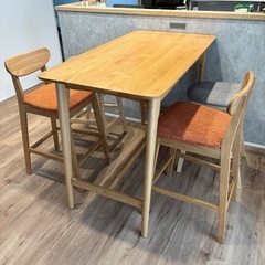 ダイニングテーブルセット　テーブル　椅子　5点セット　ニトリの画像