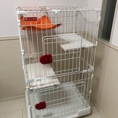 キャットケージ2段（アイリスオーヤマ）の画像