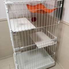 キャットケージ2段（アイリスオーヤマ）の画像