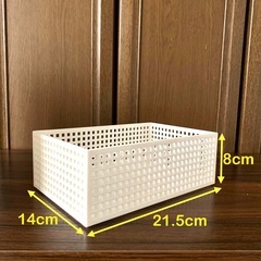 収納メッシュボックス①　4個　バラ売り可の画像