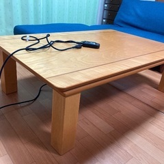 すぐに使える！こたつテーブル 布団・床敷付きの画像