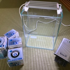 水槽 小型　フルセット 金魚 グッピー テトラの画像