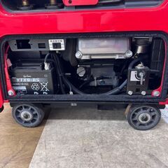 【引取限定】新ダイワ EGW160M-I 防音型エンジン発電溶接機/エンジンウェルダ 鍵2個付き アワーメーター23.3時間【ハンズクラフト八幡西店】の画像