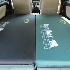 【インフレーターマット】※年内取引9,000ポッキリ‼️ベアーズロック2枚 ワイドサイズ 厚さ8cmの画像