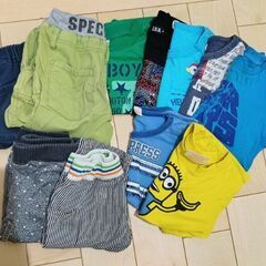 男子　子ども服18点　110cm　まとめ売りの画像