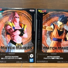 【新品未開封】ドラゴンボール　孫悟飯、セル、ゴテンクス、魔神ブウ、孫悟空、ビルス　マッチメーカーズ　セットの画像