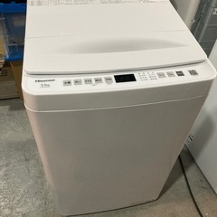 【ジモティー割】ハイセンス 2025年製 5.5kg 洗濯機（ID1564）の画像