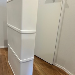 スリムゴミ箱　収納　幅14cmの画像