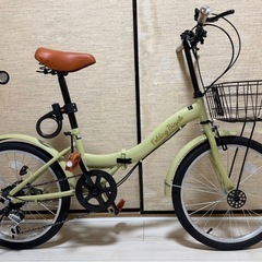 新品折りたたみ自転車の画像
