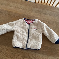 ダディオダディ　リバーシブル　ブルゾン　星条旗　もこもこ　100の画像