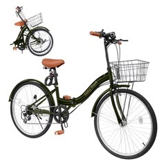 新品みかいふ未開封折りたたみ自転車24インチの画像