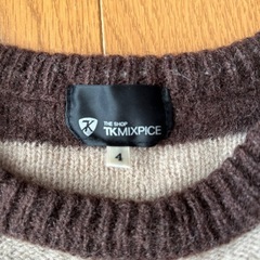 TKMIXPICEボーダーニットサイズ4の画像