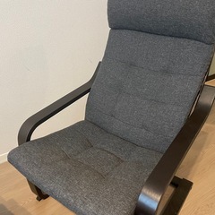 取りに来られる方限定！IKEA製POÄNG ポエング パーソナルチェア+オットマンのご紹介です！の画像