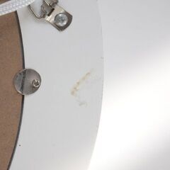 新札幌 Francfranc フランフラン シェルモザイク ウォールミラー 40cm ホワイト系 鏡 壁掛け 円形  / No.3711の画像