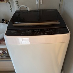【日時指定】Hisense｜ハイセンス8.0kg の画像