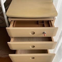 学習机 ナチュラル 差し上げますの画像