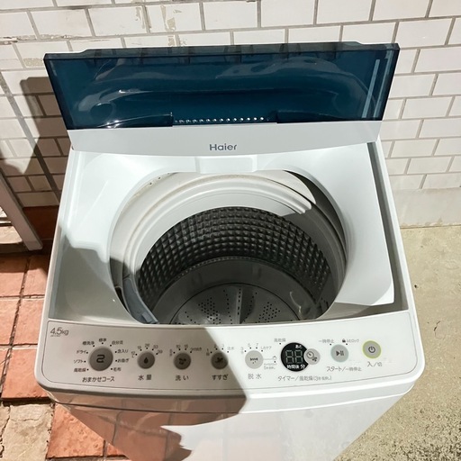ハイアール　4.5kg 洗濯機 2020年製