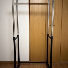 ハンガーラック　ダブル　2列の画像