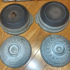 ★ 鍋専科 萬宝窯 弥生三島 特深鍋 6号鍋 1～2人用 直径約19cm×高さ15cm 直火対応 日本製 × 2個の画像