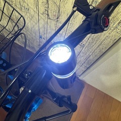 折りたたみ自転車20インチ(ブルー)の画像