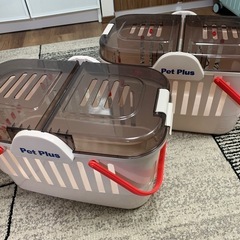 Pet Plus キャリーケース(美品)✖️2の画像