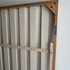 組み立て簡単なダブルベッドの画像