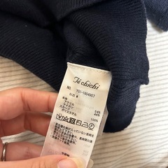 【美品】テチチ　スカーフ付きニットセーターの画像