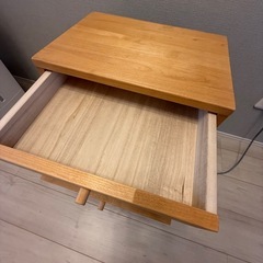 チェスト4段　木製の画像