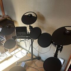 ☀️　YAMAHA  ヤマハ  電子ドラム  DTX400K　椅子付属の画像