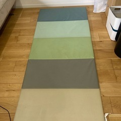 IKEA 折りたたみマット　3枚セット　ブルー系　おしゃれの画像