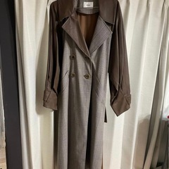 MURUA マテリアルミックストレンチコートの画像