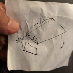 お好み焼きのテーブル　コテもあります。
の画像