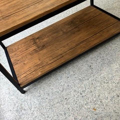 2511-194 2段ローボード キズ汚れ有り 中古 現状お渡しの画像